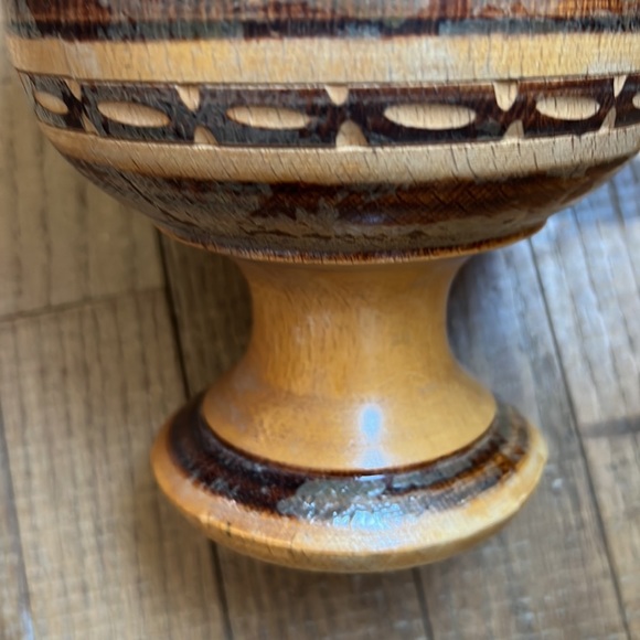 Wooden chalice large goblet vase - Picture 5 of 16